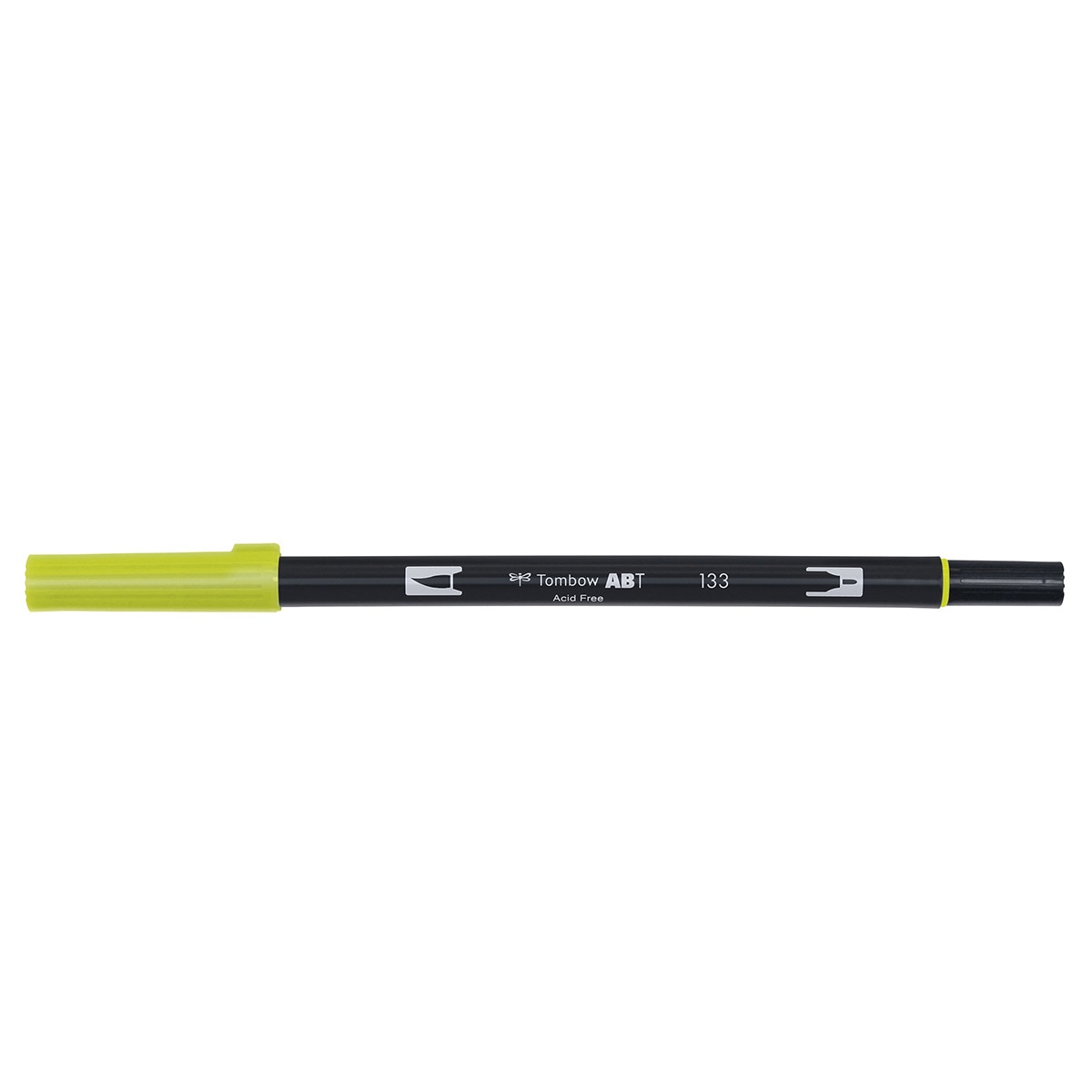 Marcador Dual Brush ABT de ponta dupla aguarelável Chartreuse 133 Verde-1