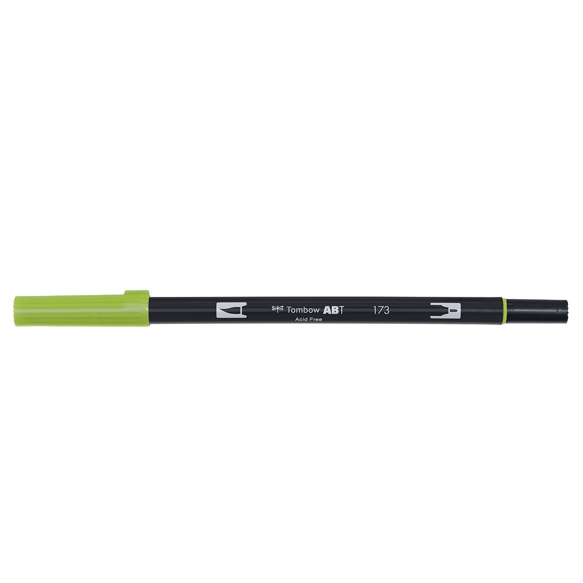 Marcador Dual Brush ABT de ponta dupla aguarelável Willow Green 173 Verde-1