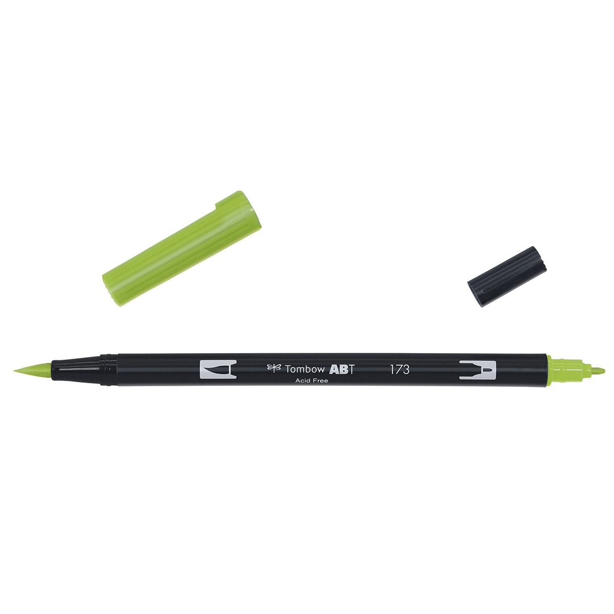 Marcador Dual Brush ABT de ponta dupla aguarelável Willow Green 173 Verde-2