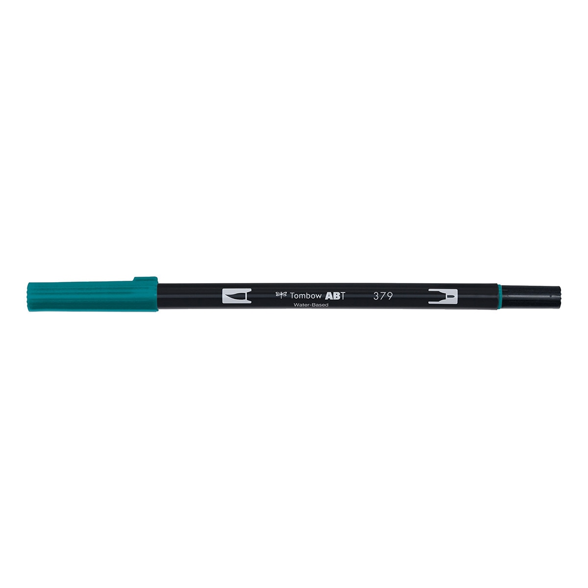 Marcador Dual Brush ABT de ponta dupla aguarelável Verde Jade 379 Jade-1