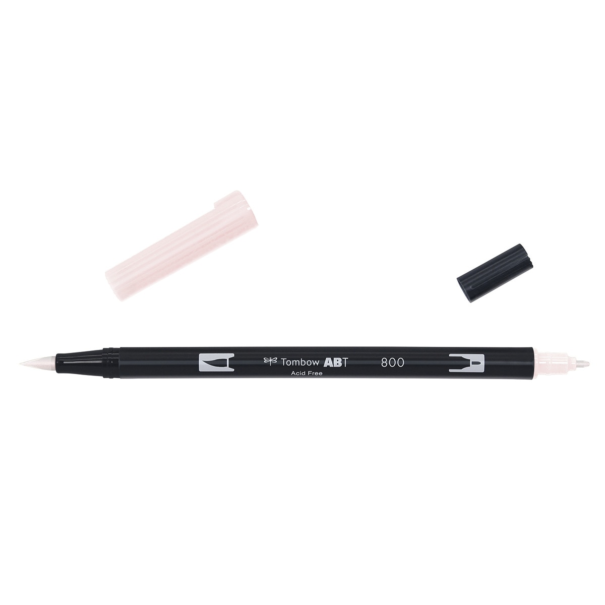 Marcador Dual Brush ABT de ponta dupla aguarelável Baby Pink 800 Rosa-2