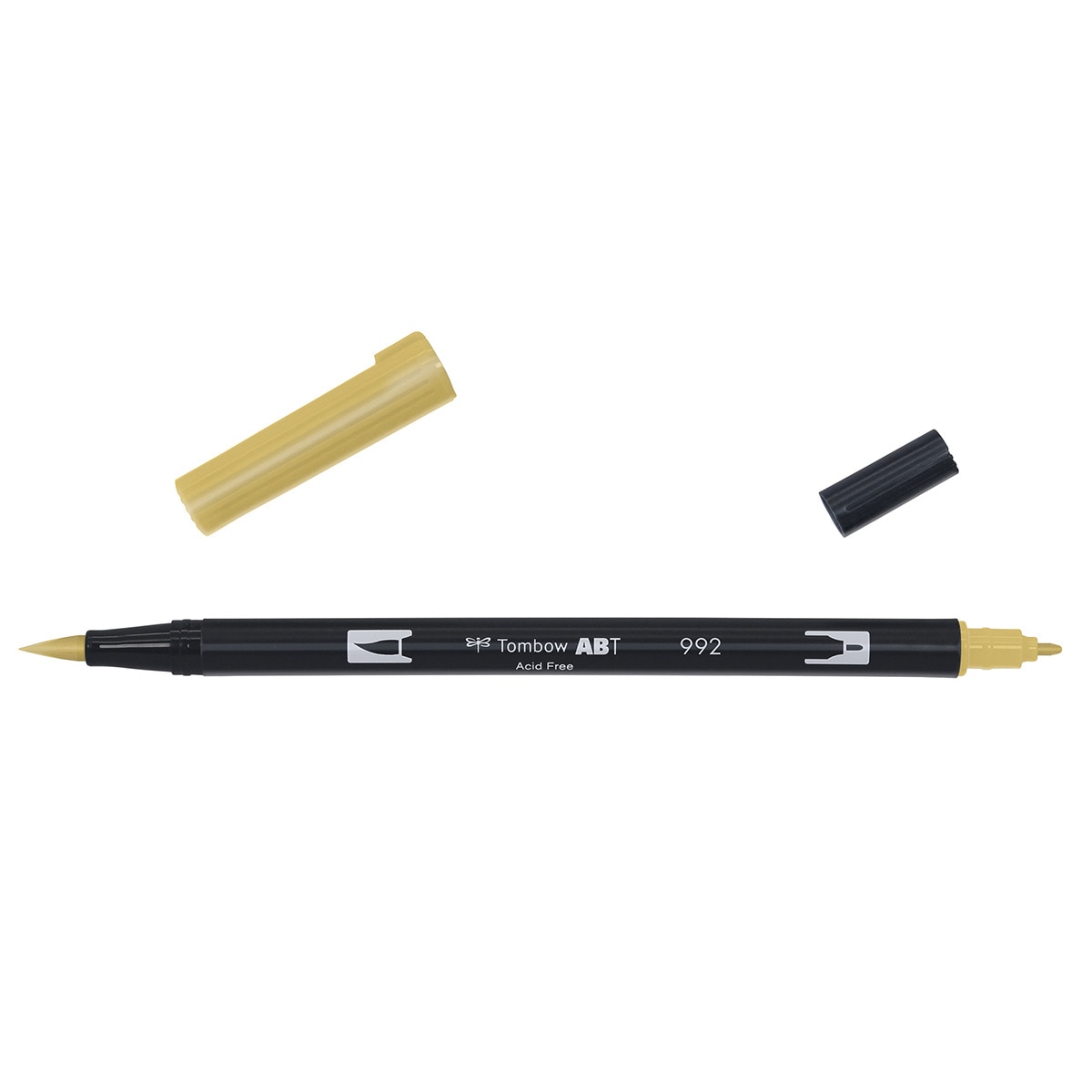Marcador Dual Brush ABT de ponta dupla aguarelável Sand 992 Areia-2