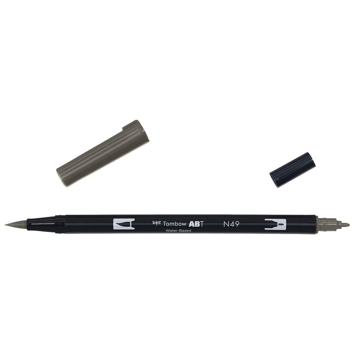 Marcador Dual Brush ABT de ponta dupla aguarelável Warm Grey 8 N49 Cinzento-2