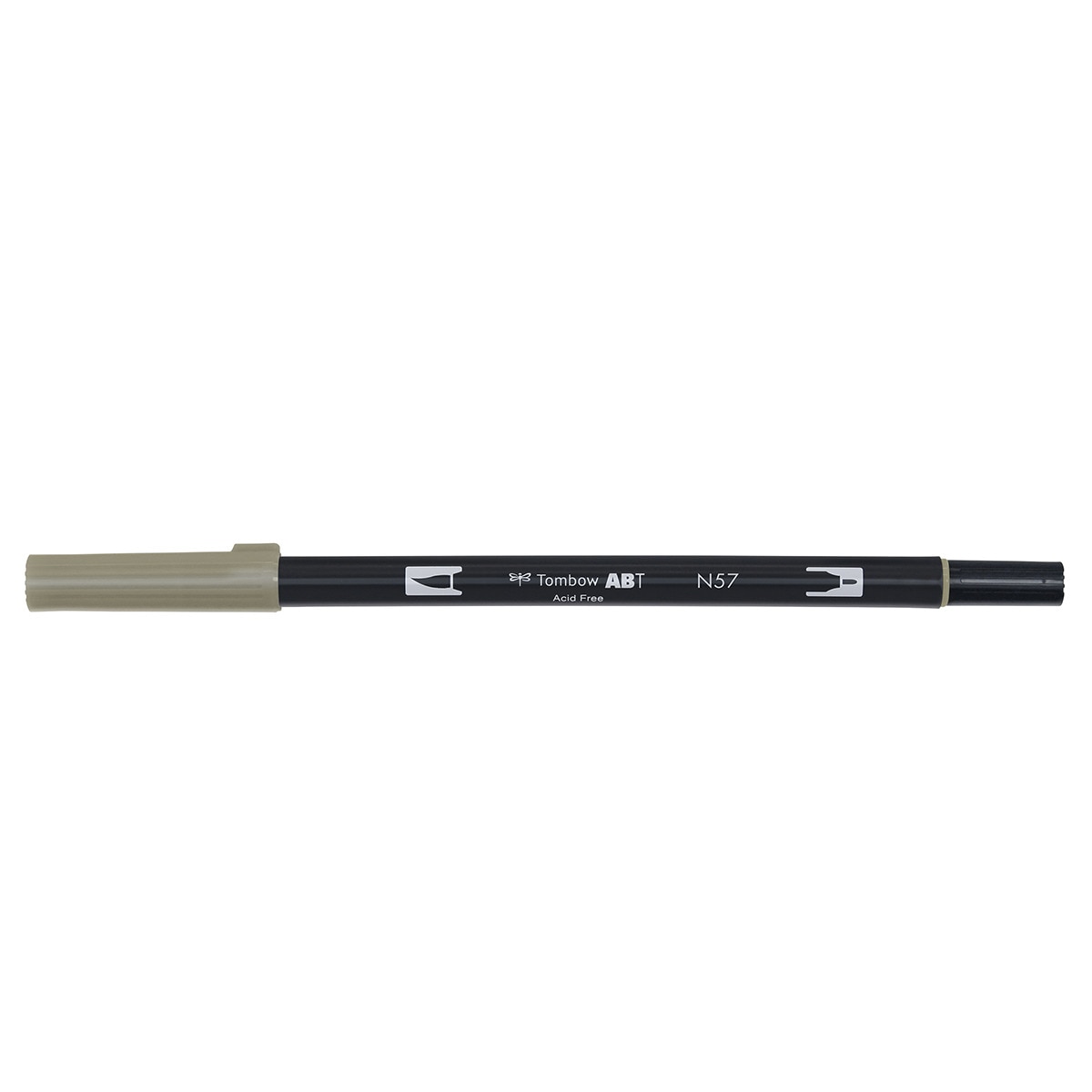 Imagem 0 de Marcador Dual Brush ABT de ponta dupla aguarelável Warm Grey 5 N57