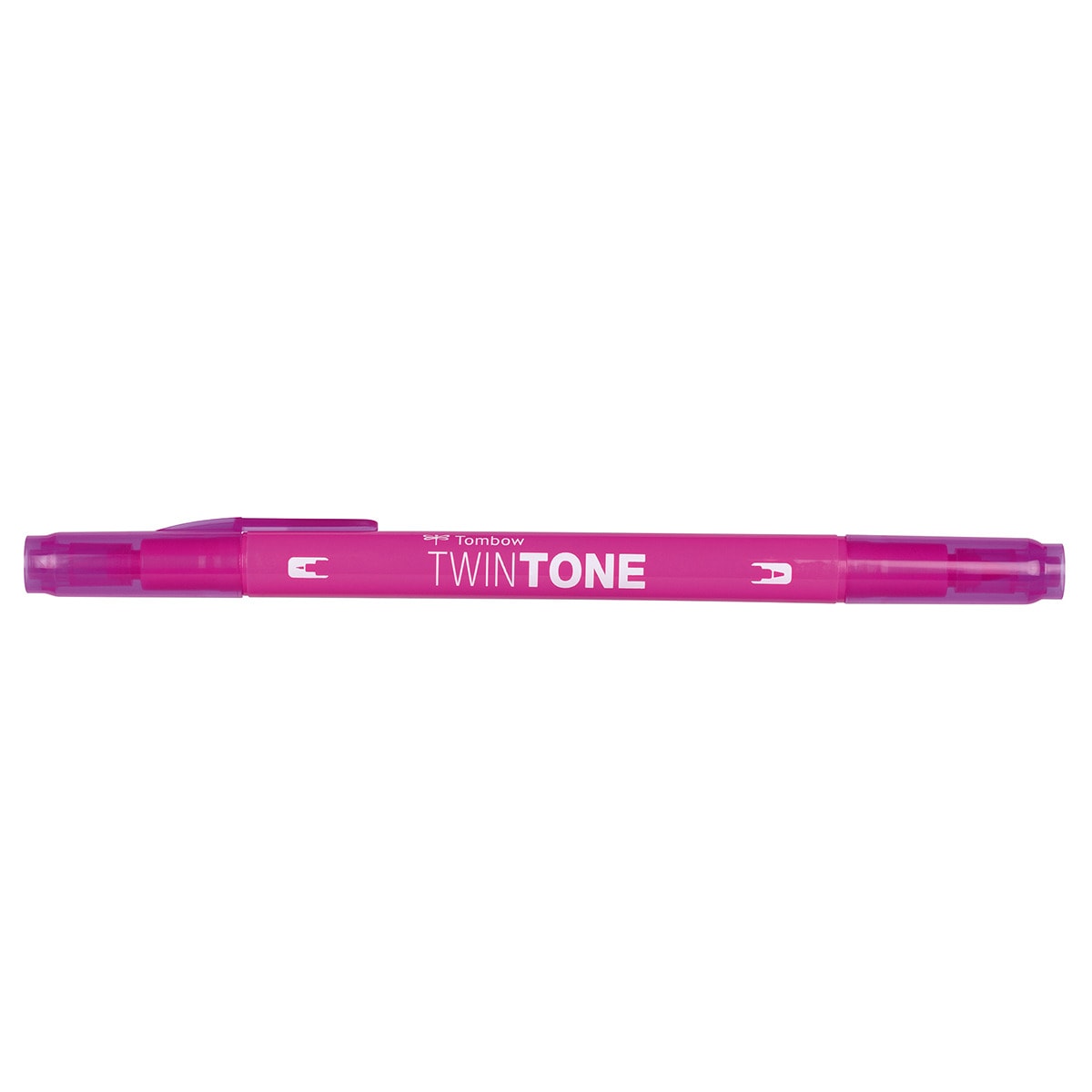 Rotulador Doble Punta TwinTone Base Agua Tombow Fuchsia pink 80 Fucsia-1