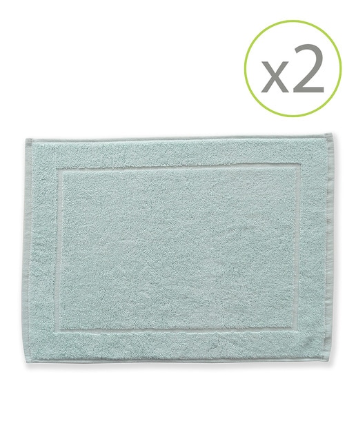 Imagen 0 de Pack de 2 alfombrines de baño de 45 x 65