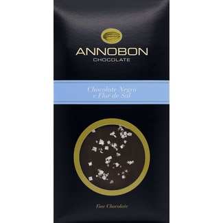 Chocolate Preto com Flor de Sal embalagem 80 g - Annobon