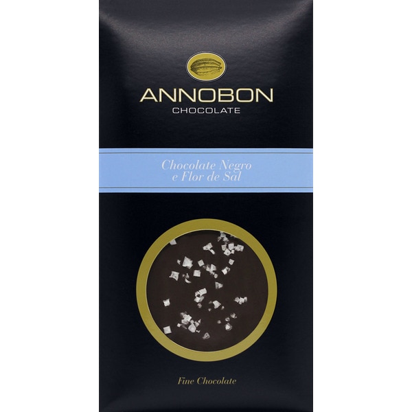 Chocolate Preto com Flor de Sal embalagem 80 g