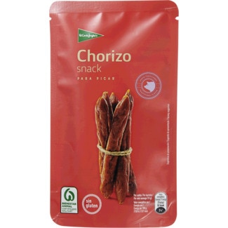 Snack de Chouriço sem Glúten embalagem 50 g - El Corte Inglés