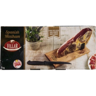 Mini Presunto com Tábua e Faca unidade 1 kg - Villar