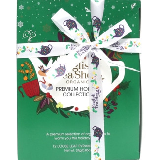 Chá Prisma Verde Colecção Natal Biológico embalagem 12 unidades - English Tea Shop