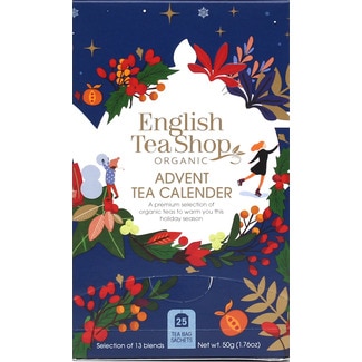 Chá Calendário de Advento Biológico embalagem 25 unidades - English Tea Shop