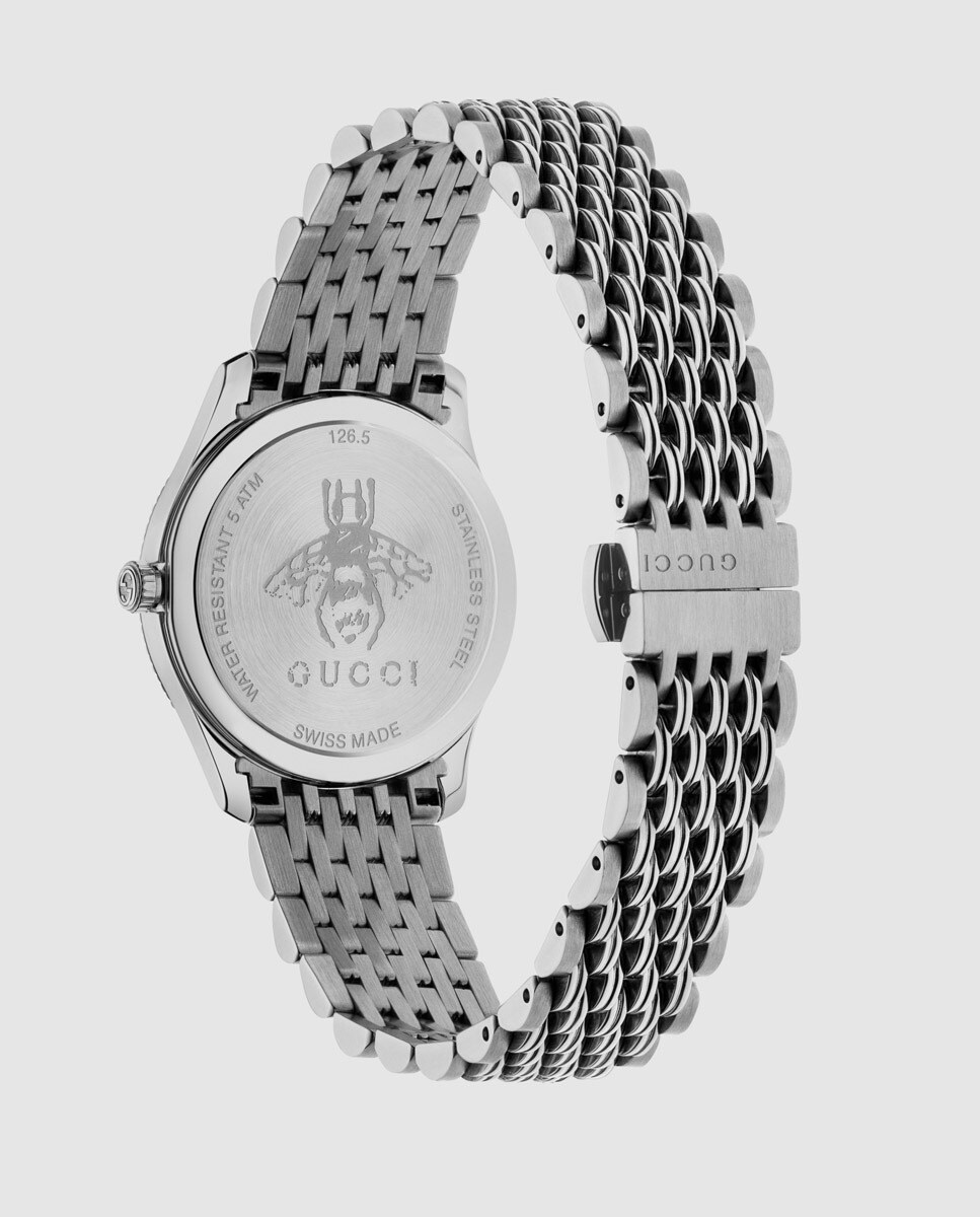 Relógio G-Timeless Slim YA1265019 de Aço Prata-2