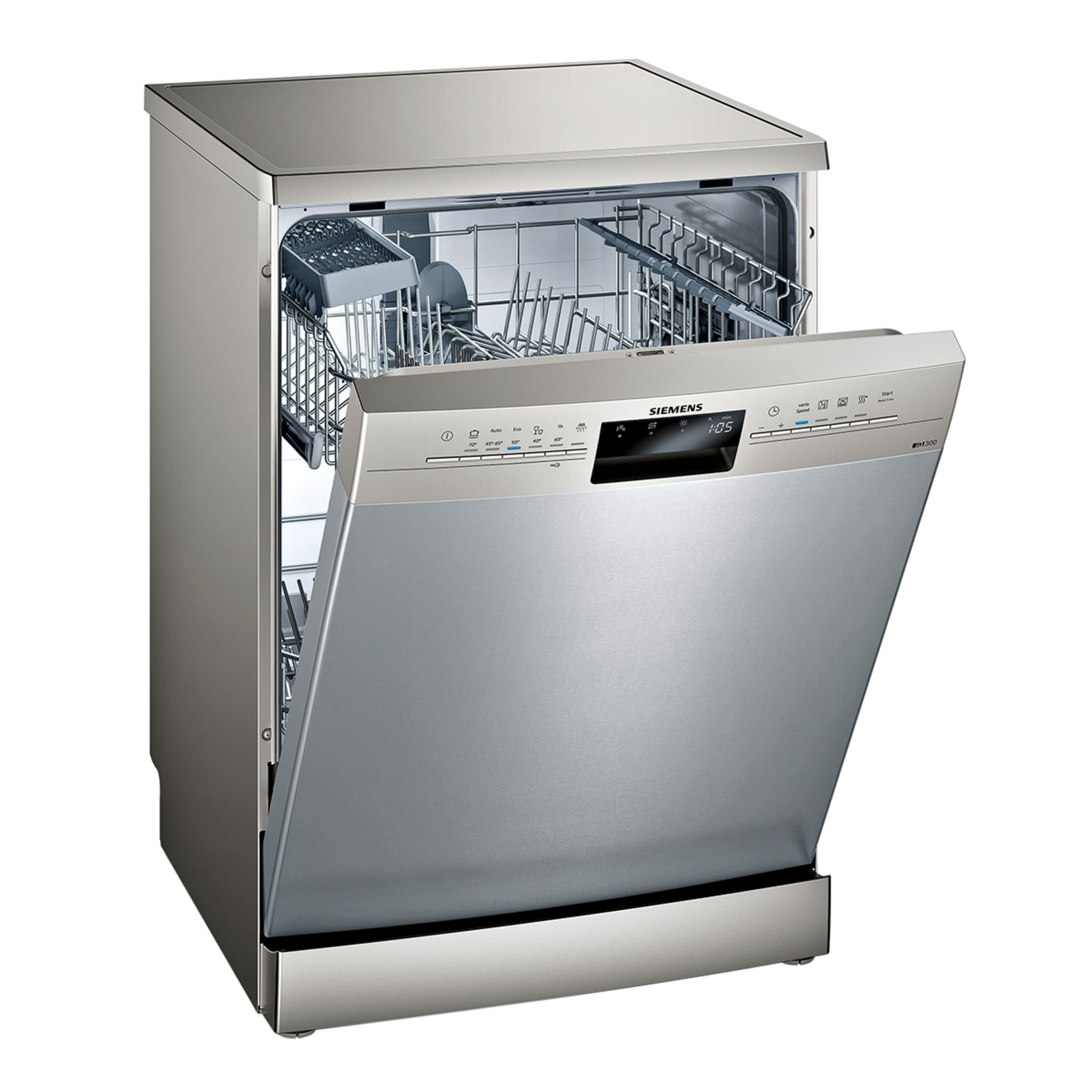 Lavavajillas Siemens SN236I02GE con 6 programas de lavado (Reacondicionado Grado A) Acero Inox-1