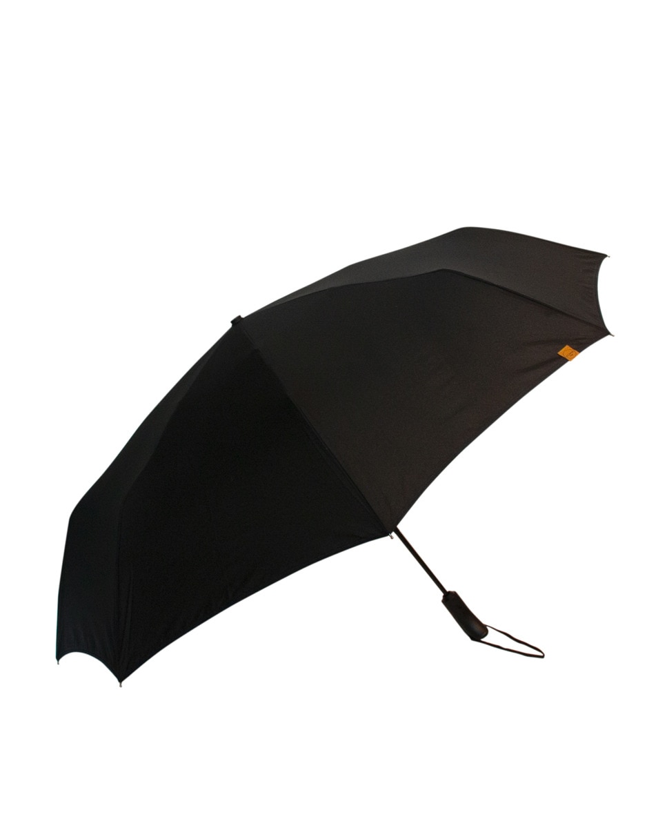 Guarda-chuva desdobrável automático preto Preto-1
