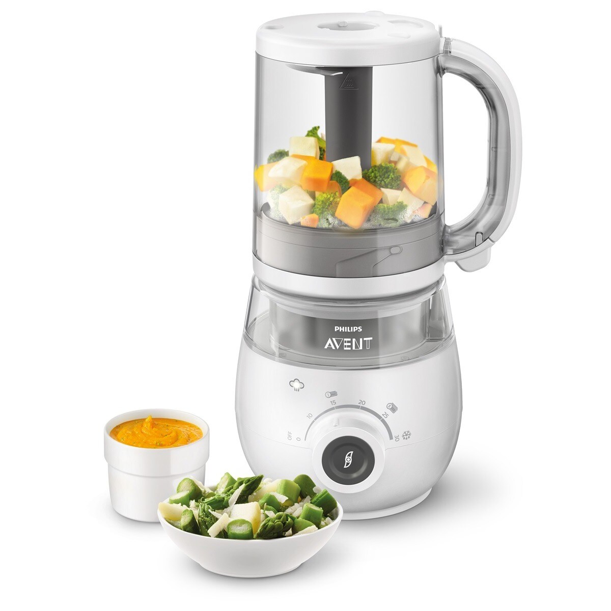 Robot de Cozinha Easy Papa 4 em 1 PHILIPS AVENT SCF883/01 - Branco 3