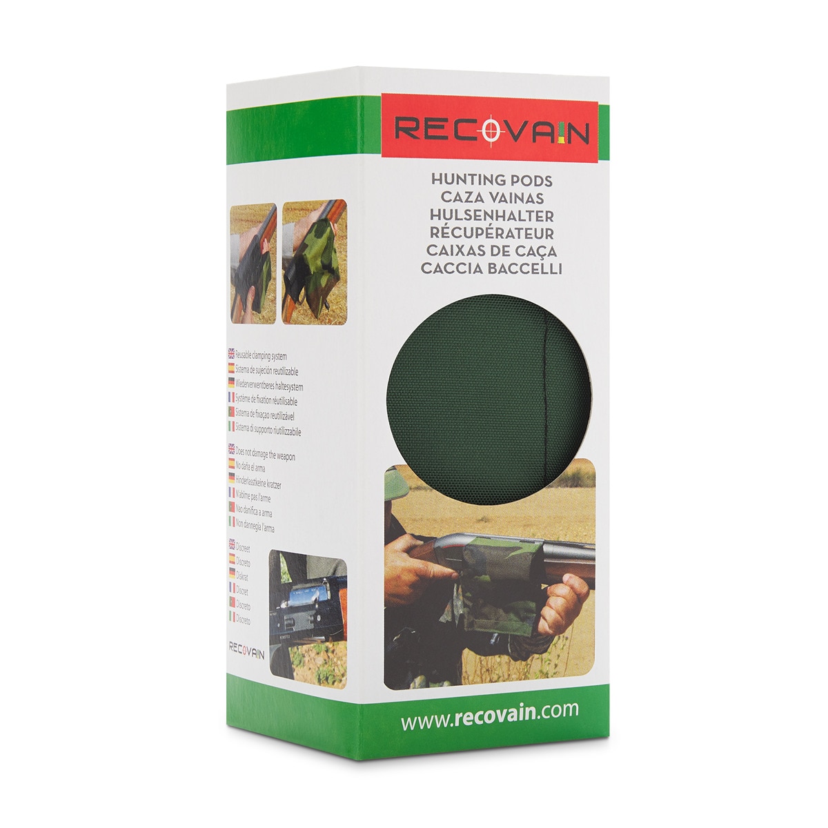 Recipiente de Cartuchos Usados para Destro Verde-2