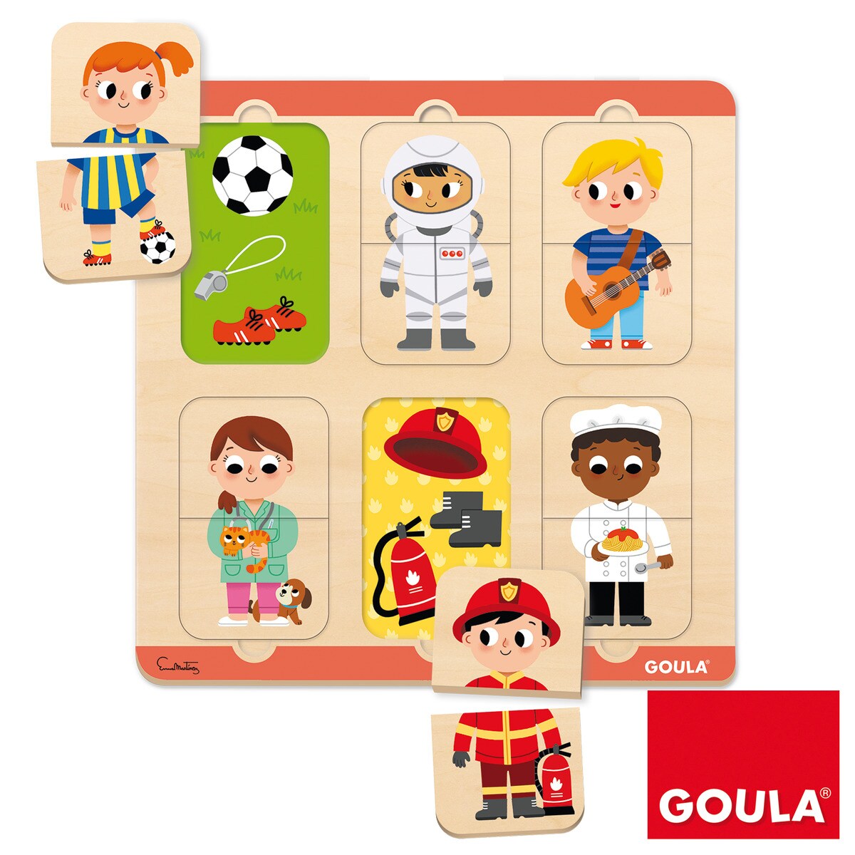 Puzzle Profissões Goula 1