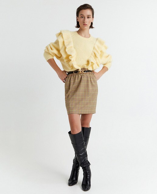 Falda mini de cuadros · Sfera · El Corte Inglés