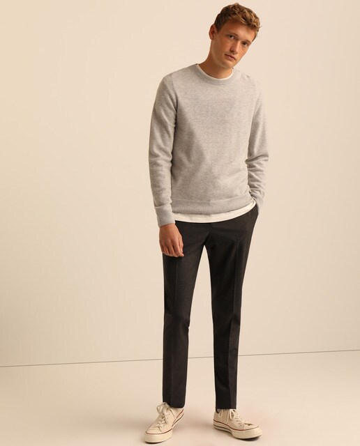 Pantalón de vestir de hombre slim gris oscuro · Easy Wear · El Corte Inglés