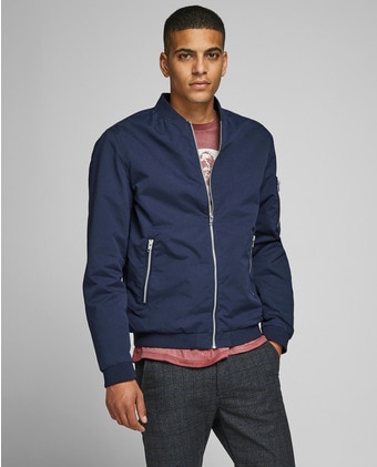 Bomber azul marino hombre Clearance