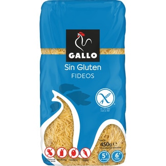 fideo sin gluten paquete 450 g - Gallo