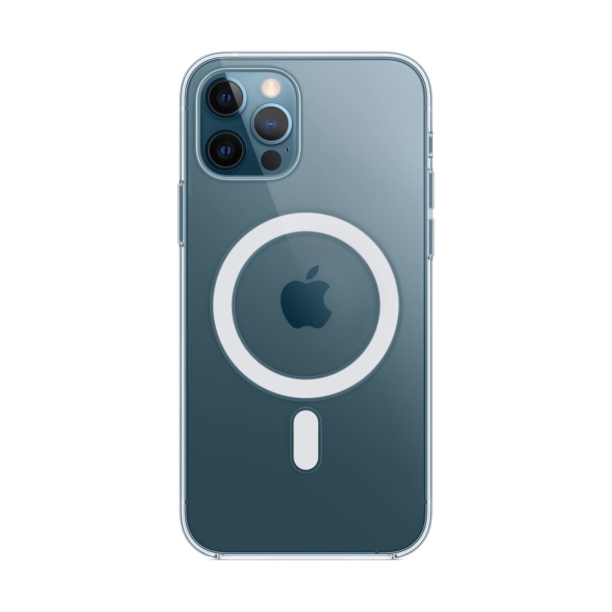 Capa Apple iPhone 12/12 Pro MagSafe Silicone - Transparente Transparente-1