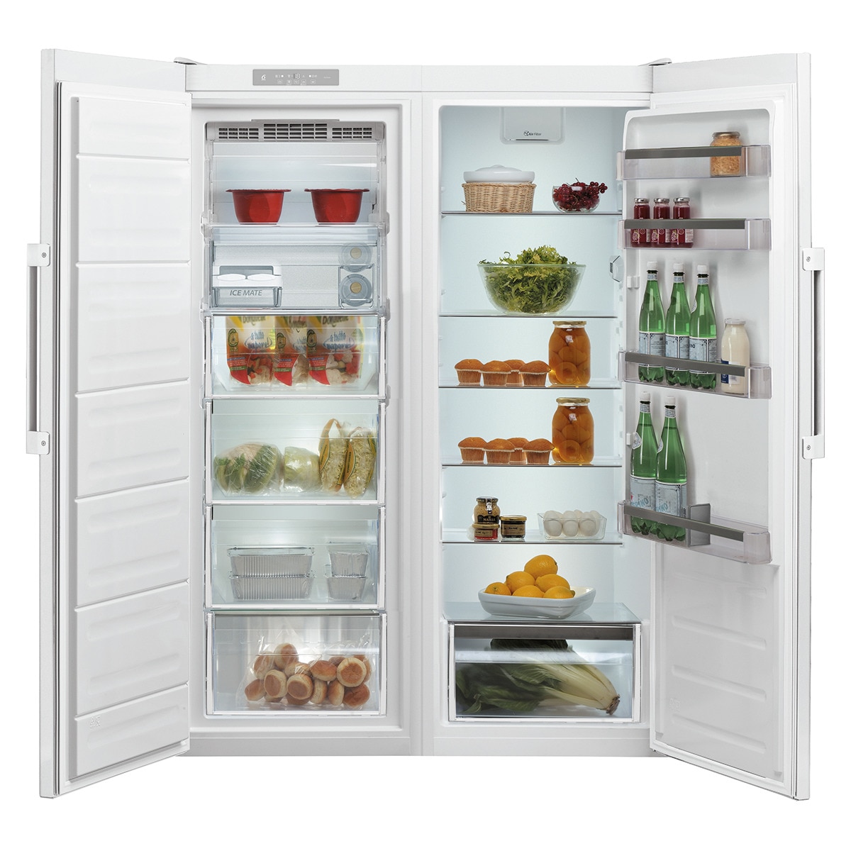 Congelador vertical Whirlpool No Frost - UW6 F2Y WBI F 2 Blanco-4