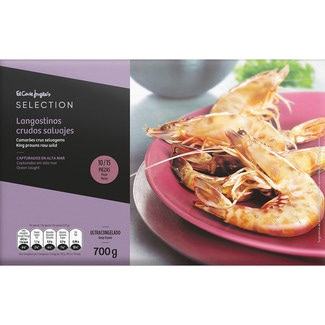 langostino salvaje crudo 10-15 piezas estuche 700 g neto escurrido - El Corte Ingles Selection