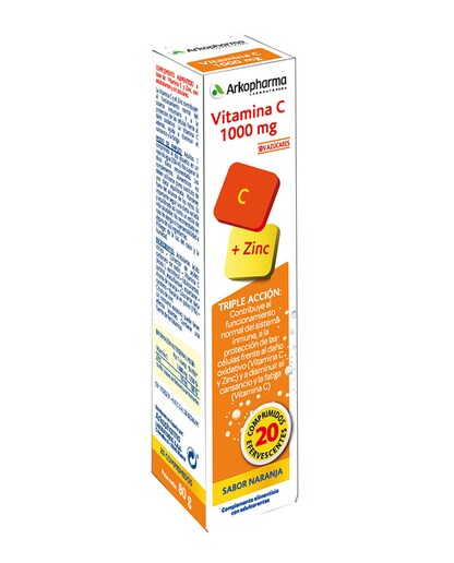 Imagen 0 de 20 comprimidos Vitamina C 1000 mg Arkopharma