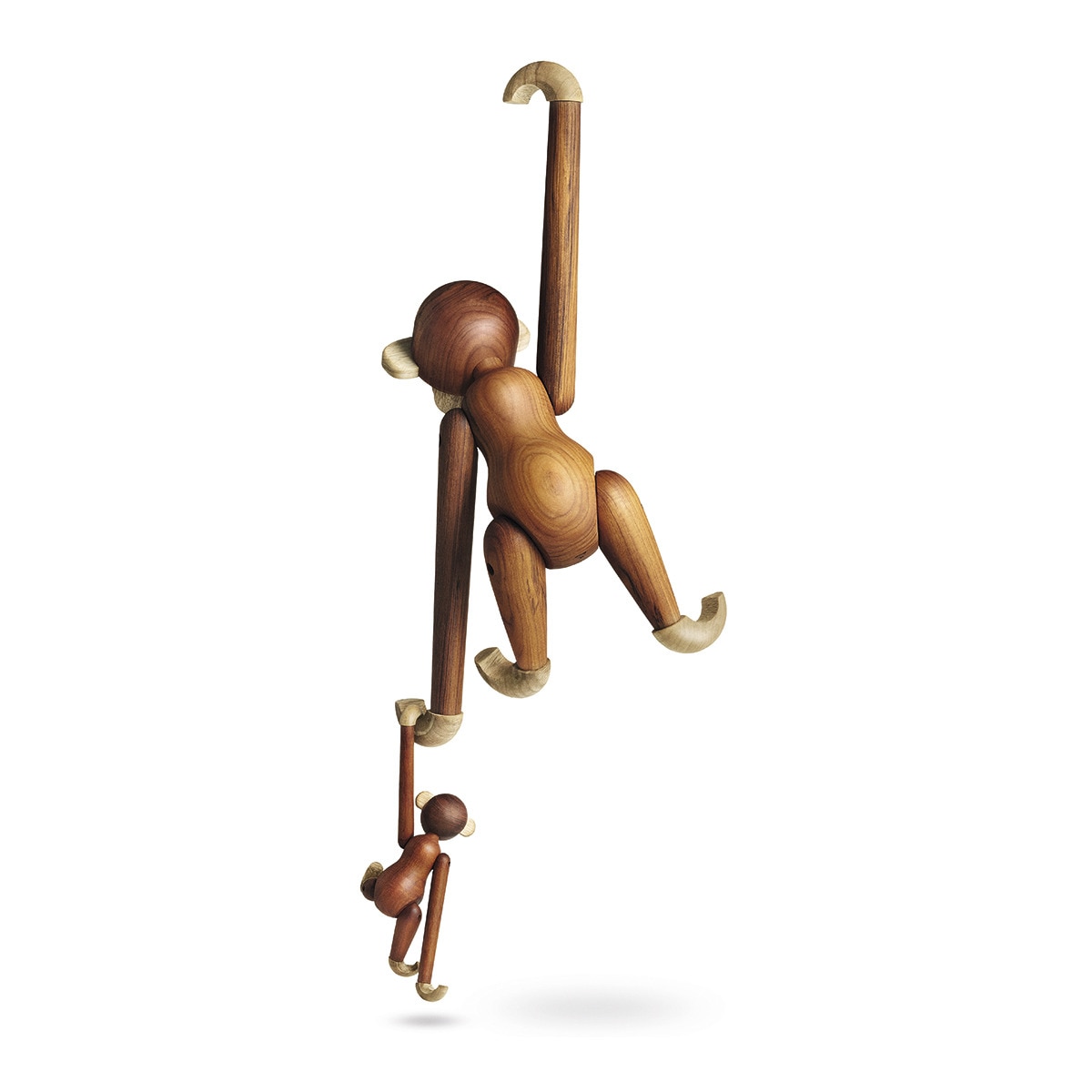 Figura Macaco de madeira Teca-17