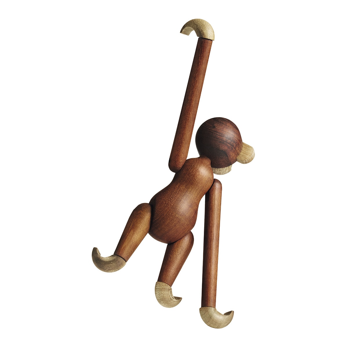 Figura Macaco de madeira Teca-3
