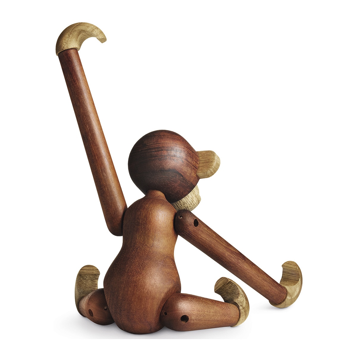 Figura Macaco de madeira Teca-4