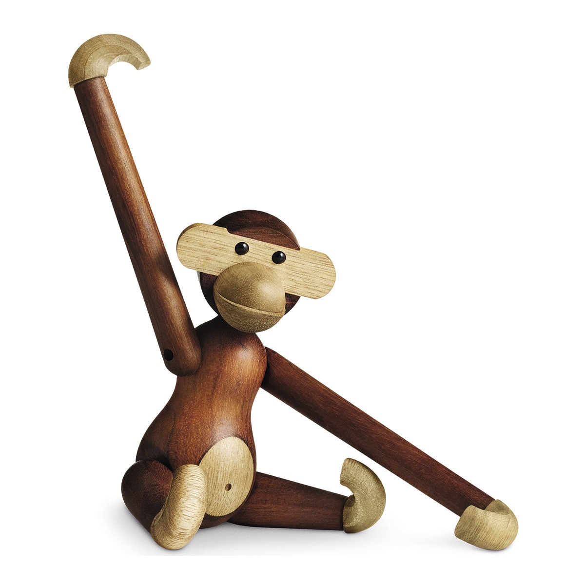 Figura Macaco de madeira Teca-5