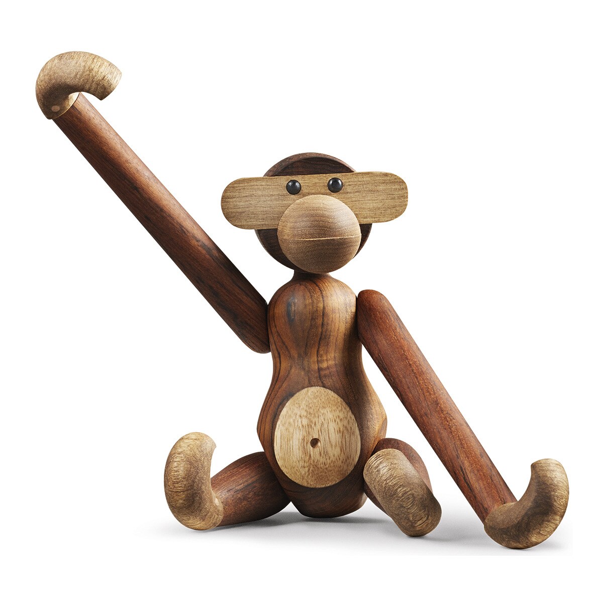 Figura Macaco de madeira Teca-2