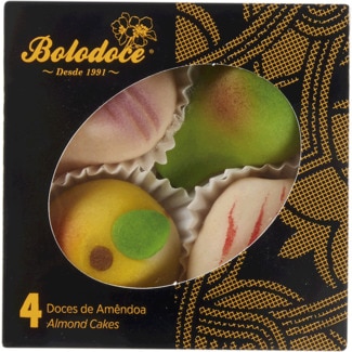 4 Doces de Amêndoas embalagem 120 g - Bolodoce