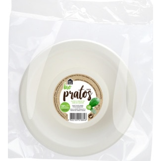 Pratos de Sopa Biodegradável embalagem 10 unidades - Big Home
