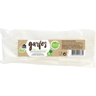 Garfos Biodegradável embalagem 10 unidades - Big Home