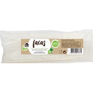Facas Biodegradável embalagem 10 unidades - Big Home