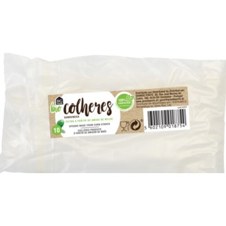 Colheres de Sobremesa Biodegradável embalagem 10 unidades - Big Home