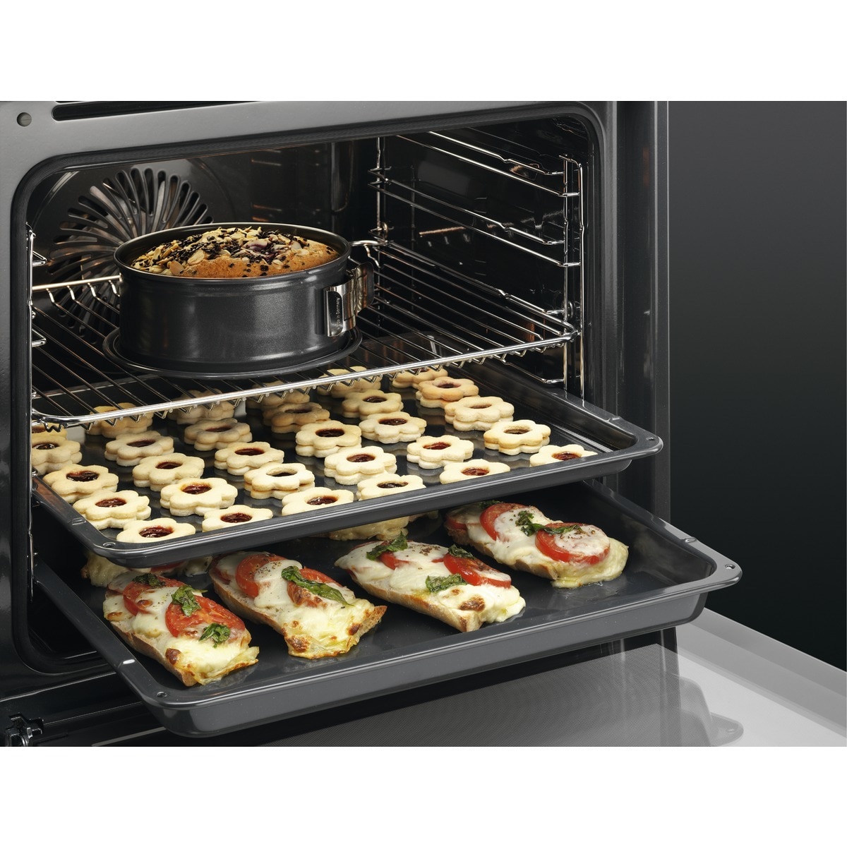 Horno multifunción AEG pirolítico - BPE535160B Negro-4