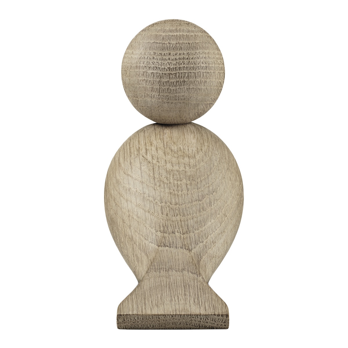 Figura pássaro de madeira Carvalho-3