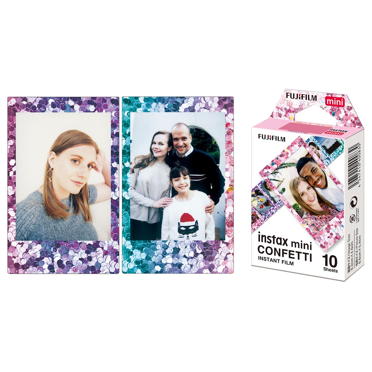 Película Instantánea Fujifilm Instax Mini Film 10 Hojas Confetti 2