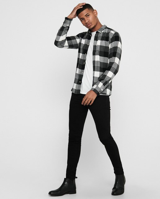 Camisas de cuadros hombre el corte inglés Outlet