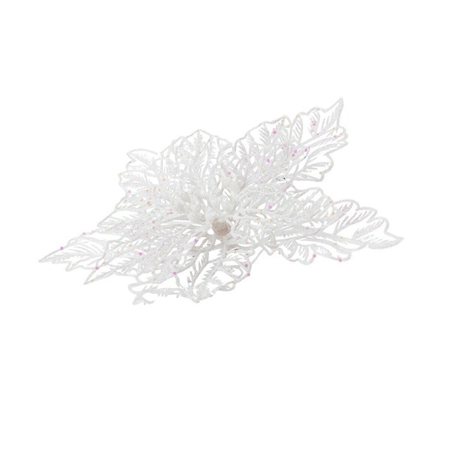 Imagen 0 de Pinza decorativa flor glitter Navidad El Corte Inglés