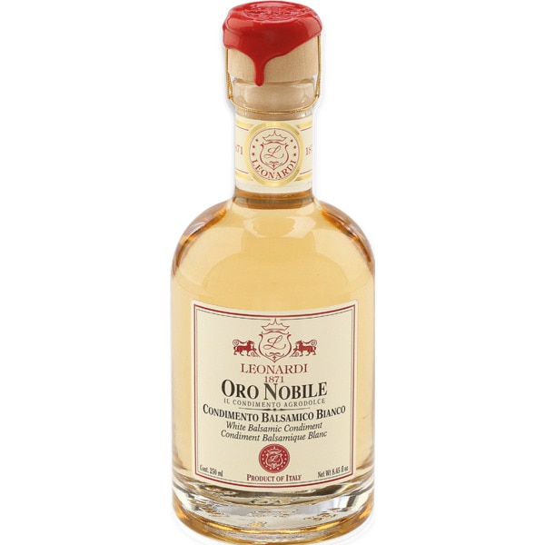 Condimento Balsâmico Branco Oro Nobile garrafa 250 ml