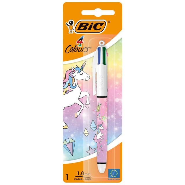 Imagem 0 de Esferográfica retrátil Unicórnio 4 cores BIC