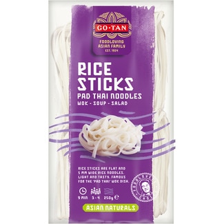 tallarines de arroz para sopas y verduras bolsa 250 g - Go-tan
