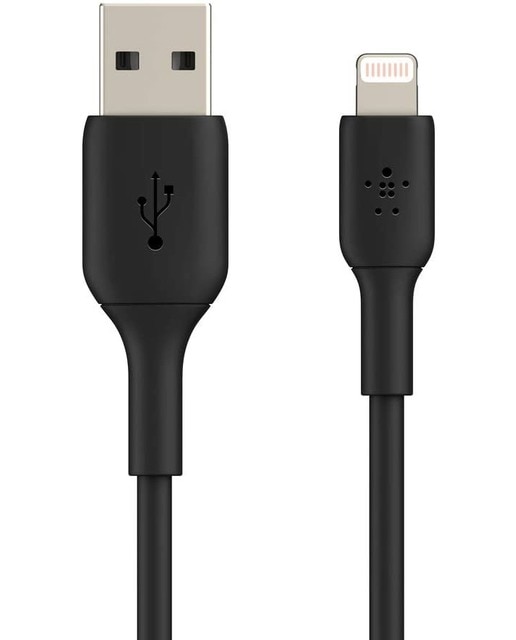 Imagem 0 de Cabo Belkin Boost Charge Lightning para USB-A, 2 metros - Preto
