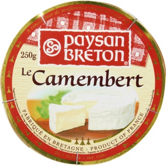 Queijo da França Camembert unidade 250 g - Paysan Breton